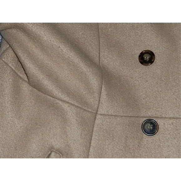 Torrid peacock jacket tan plus size 3 Preppy Momcore Normcore Casual Winter - Picture 5 of 6